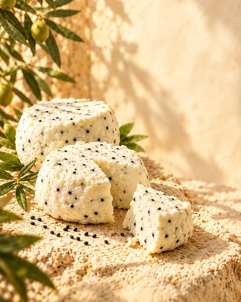 Käse mit Schwarzkümmel vom Palast Mojęcice